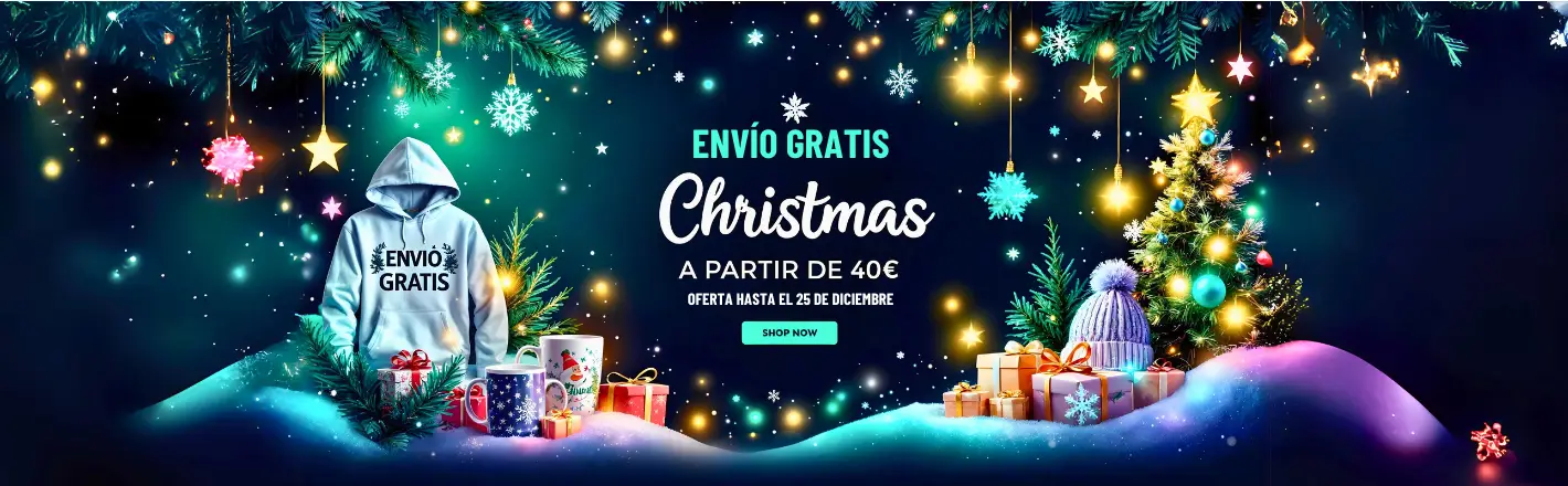 Banner central tienda Christmas